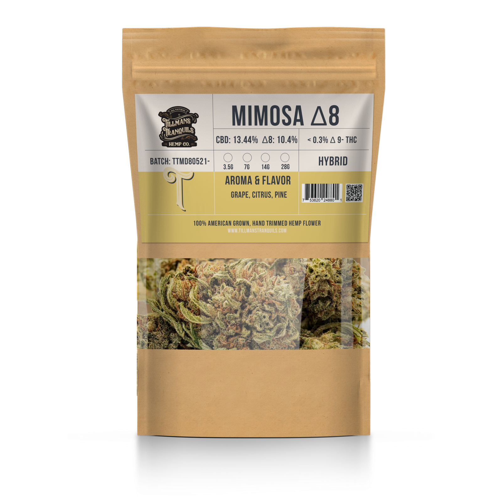 delta 8 flower infused with mimosa terpenes