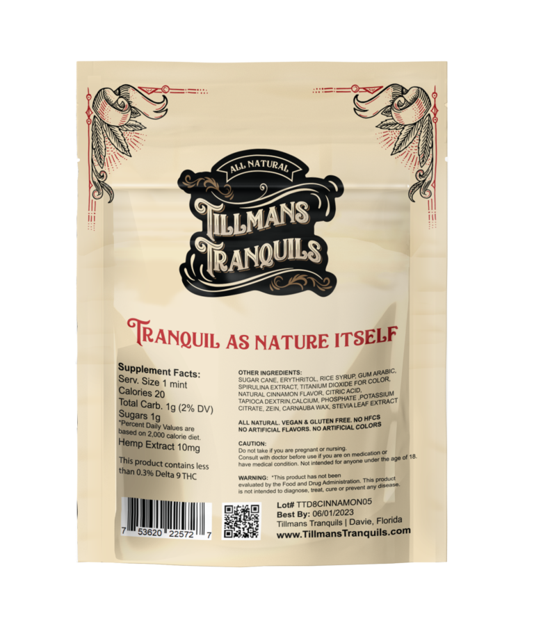 cinnamon delta 8 mints ingredients