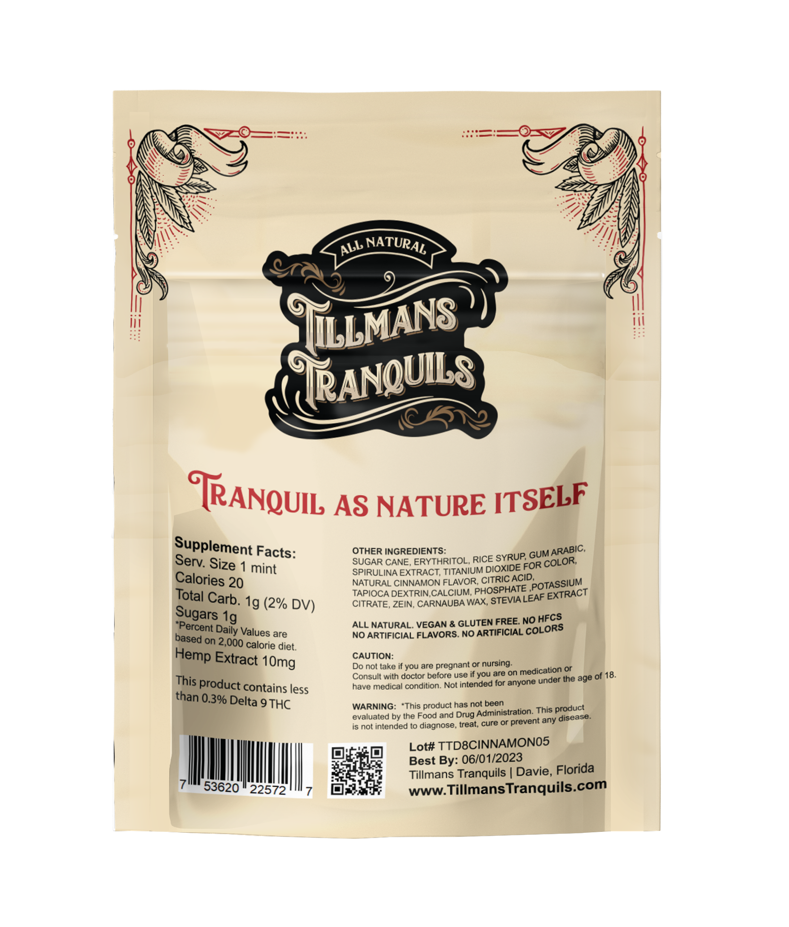 cinnamon delta 8 mints ingredients