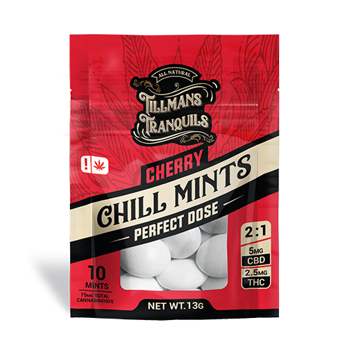 2.5mg cherry thc mints