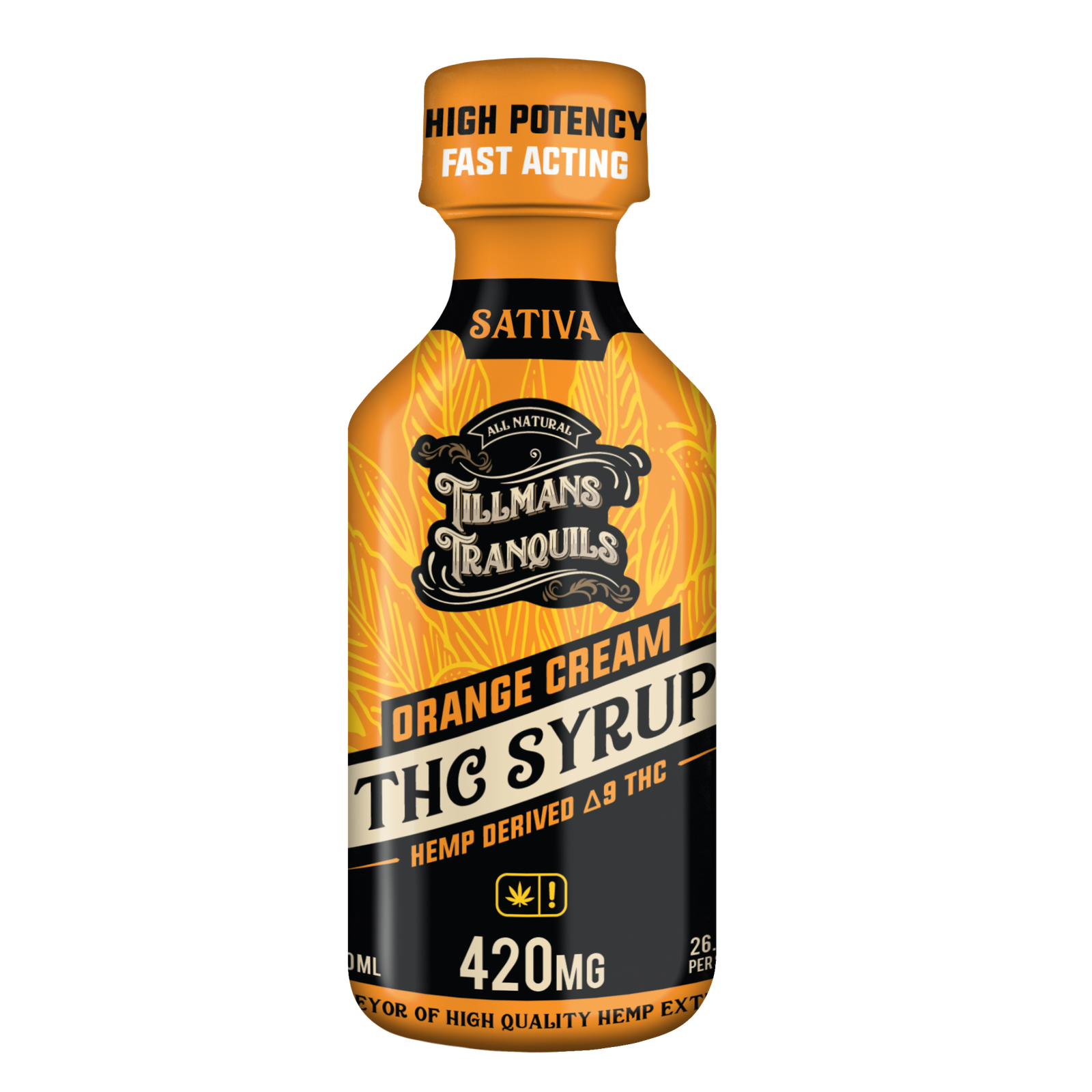 orange cream thc syrup
