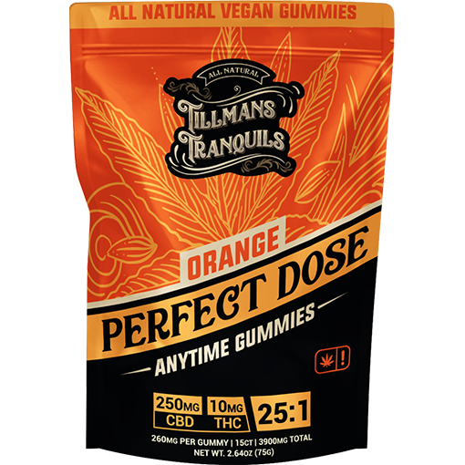 orange 260mg total 10mg of thc gummies