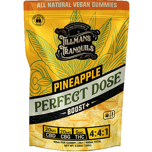 cbd boost gummies pineapple 4-4-1 ratio of cannabinoids