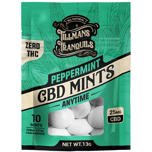 peppermint cbd mints