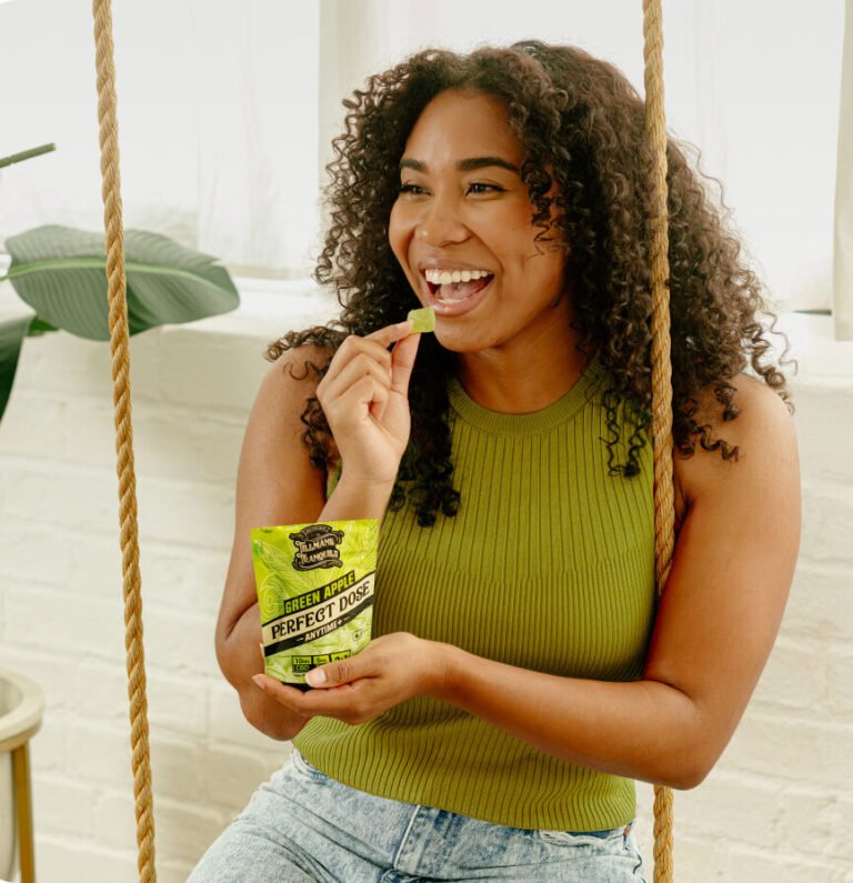 A satisfied consumer enjoys Tilman’s products